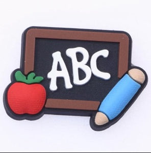 ABC Chalkboard Student Teacher Profession Crocs Charm