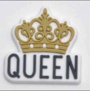 Crowned Queen Diva Crocs Charm
