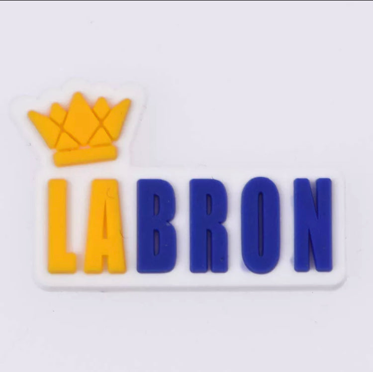 LeBron LA Lakers Crocs Charm
