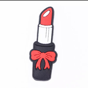 Lady in Red Lipstick Lover Makeup Artist Crocs Charm