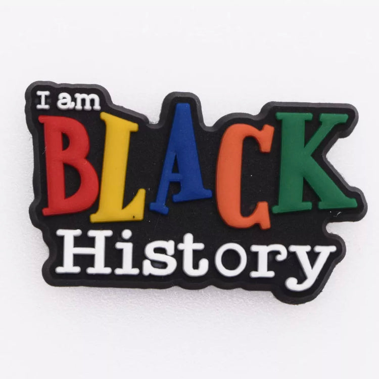 I Am Black History Crocs Charm