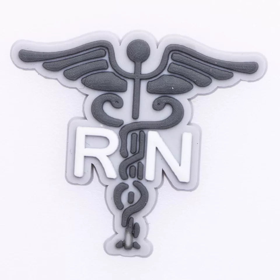 Registered Nurse RN Medical Profession Crocs Charm
