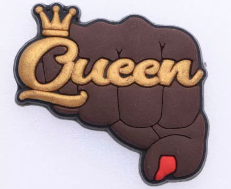 Queen Diva Crocs Charm